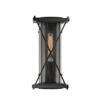 The Great Outdoors 77600-899 Dark Matte Black 1 Light Outdoor Sconce Image 3