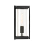 The Great Outdoors 77600-899 Dark Matte Black 1 Light Outdoor Sconce Image 2