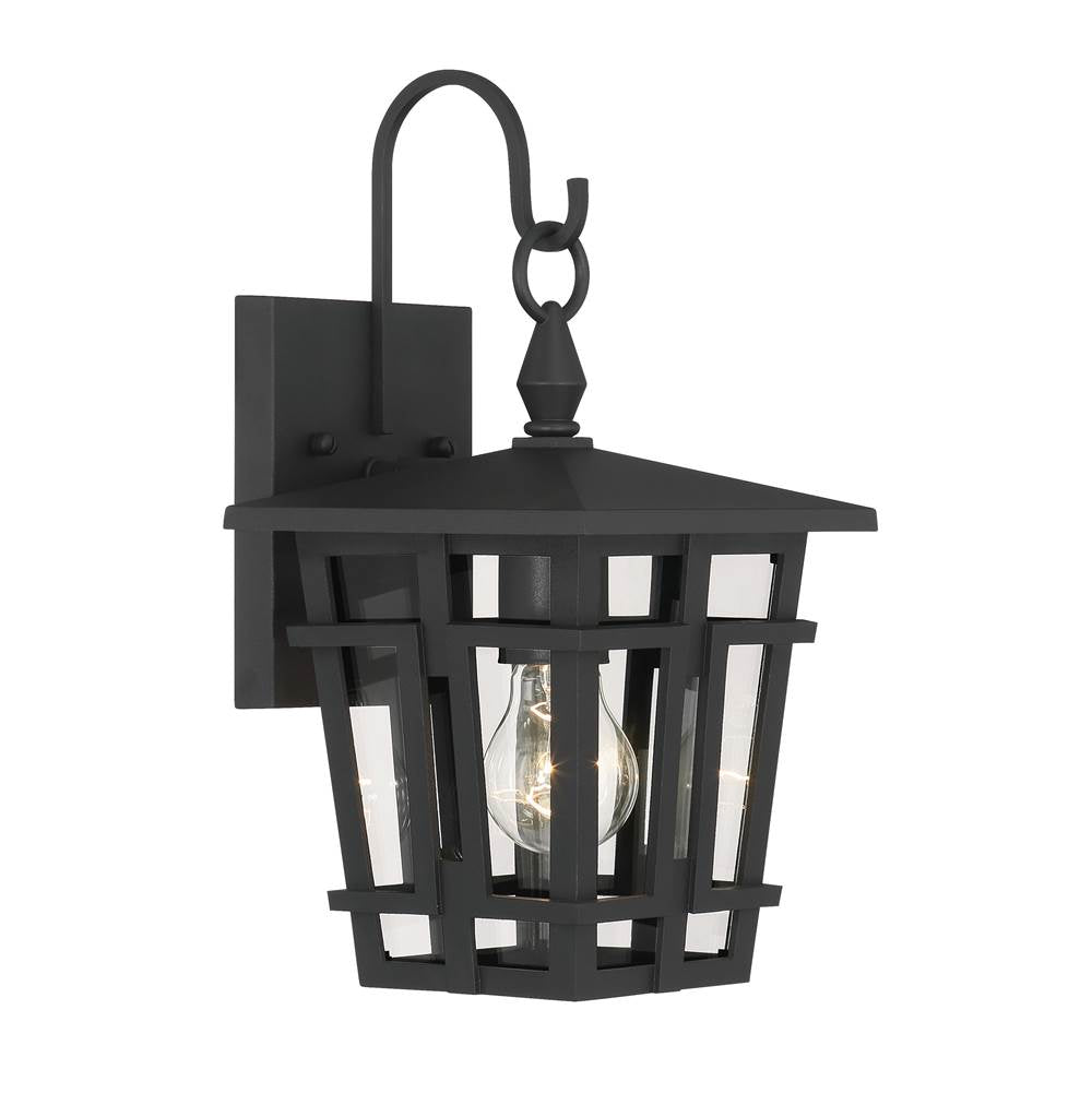 The Great Outdoors 77900-66 Sand Coal 1 Light Outdoor Wall Sconce Image 1