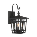 The Great Outdoors 77901-66 Sand Coal 3 Light Outdoor Wall Sconce Image 6