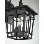 The Great Outdoors 77901-66 Sand Coal 3 Light Outdoor Wall Sconce Image 3