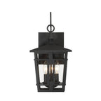The Great Outdoors 77901-66 Sand Coal 3 Light Outdoor Wall Sconce Image 4