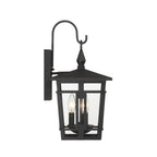 The Great Outdoors 77901-66 Sand Coal 3 Light Outdoor Wall Sconce Image 2