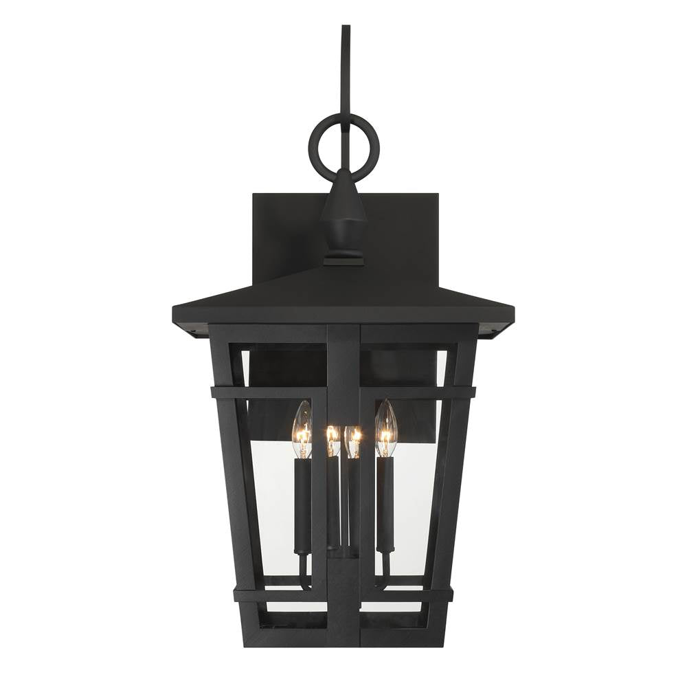 The Great Outdoors 77902-66 Sand Coal 4 Light Outdoor Wall Sconce Image 3