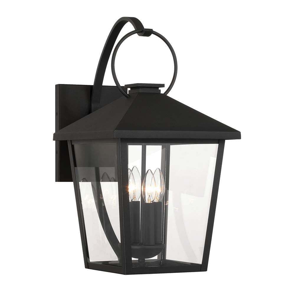 The Great Outdoors 78001-66 Sand Coal 4 Light Outdoor Wall Sconce Image 1