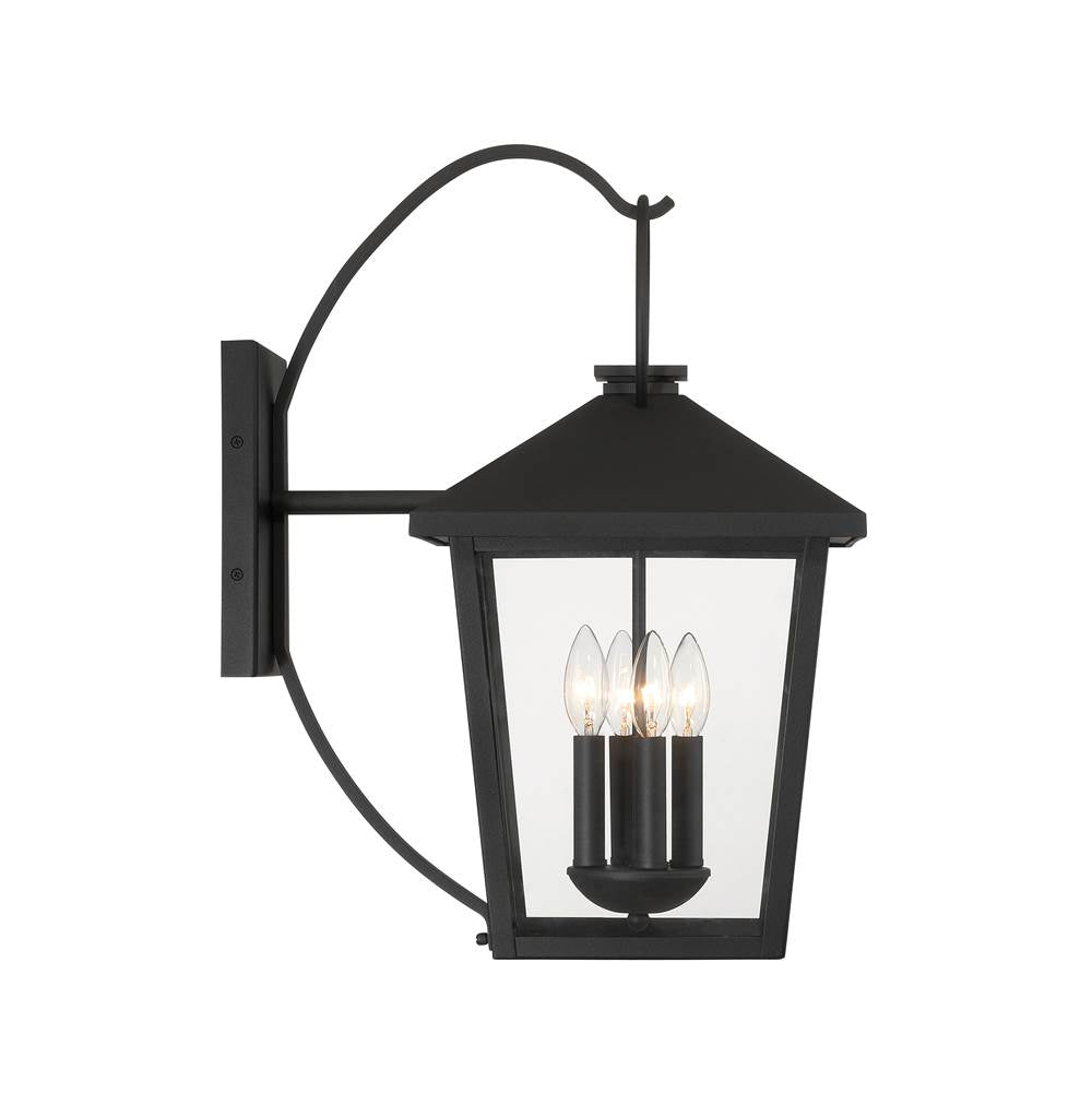 The Great Outdoors 78001-66 Sand Coal 4 Light Outdoor Wall Sconce Image 2