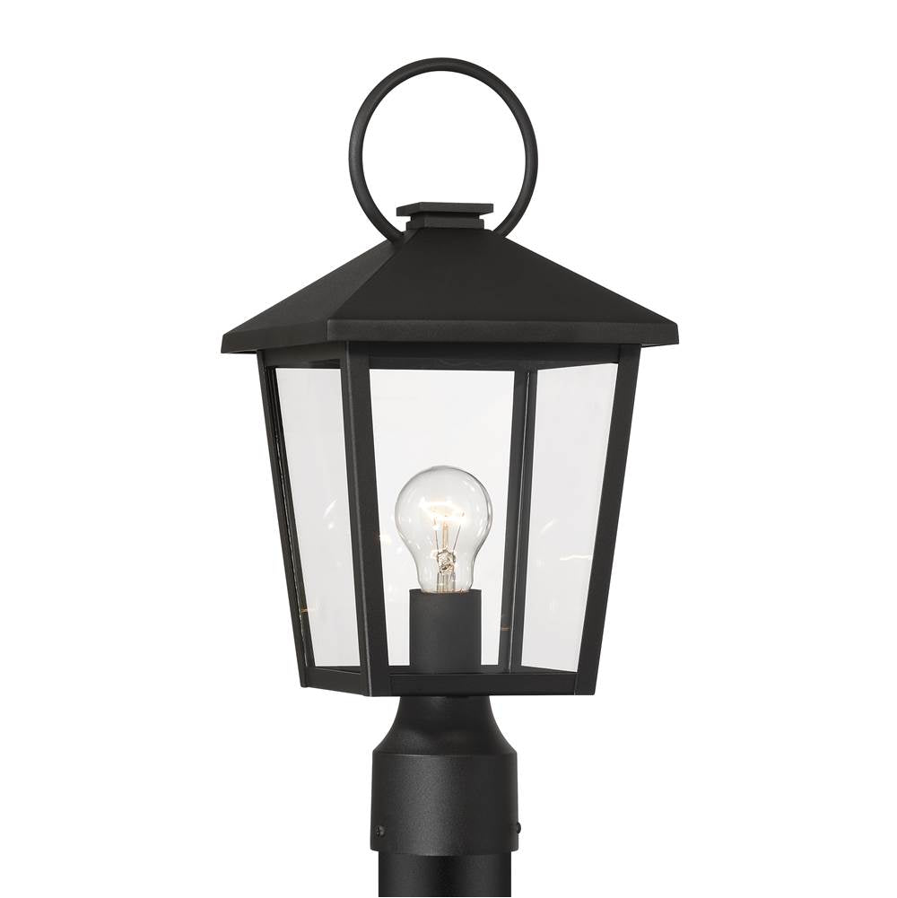 The Great Outdoors 78005-66 Sand Coal 1 Light Outdoor Post Mount Image 1