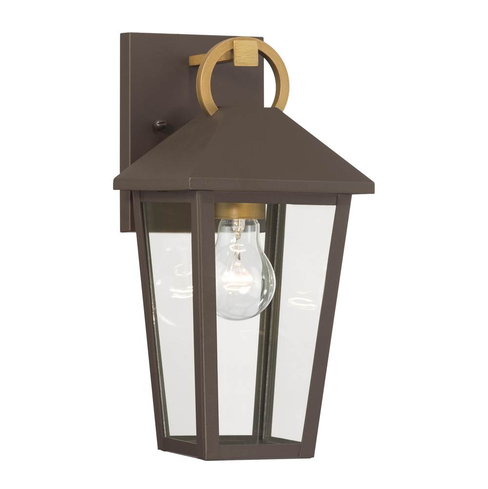 The Great Outdoors 78100-886 Painted Legacy Brass Bayra 13'' High 1-light Outdoor Lantern Image 1