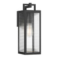 The Great Outdoors 78201-899 Dark Matte Black Edgewood 16'' High 1-light Outdoor Wall Sconce Image 1