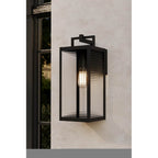 The Great Outdoors 78202-899 Dark Matte Black Edgewood 19'' High 1-light Outdoor Wall Sconce Image 3