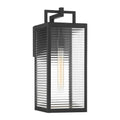 The Great Outdoors 78202-899 Dark Matte Black Edgewood 19'' High 1-light Outdoor Wall Sconce Image 1