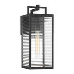 The Great Outdoors 78202-899 Dark Matte Black Edgewood 19'' High 1-light Outdoor Wall Sconce Image 1