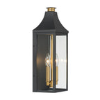 The Great Outdoors 78302-734 Dark Matte Black Hurstborne 18.25'' High 2-light Outdoor Lantern Image 4