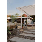The Great Outdoors 78306-734 Dark Matte Black Hurstborne 25'' High 3-light Outdoor Post Lantern Image 4