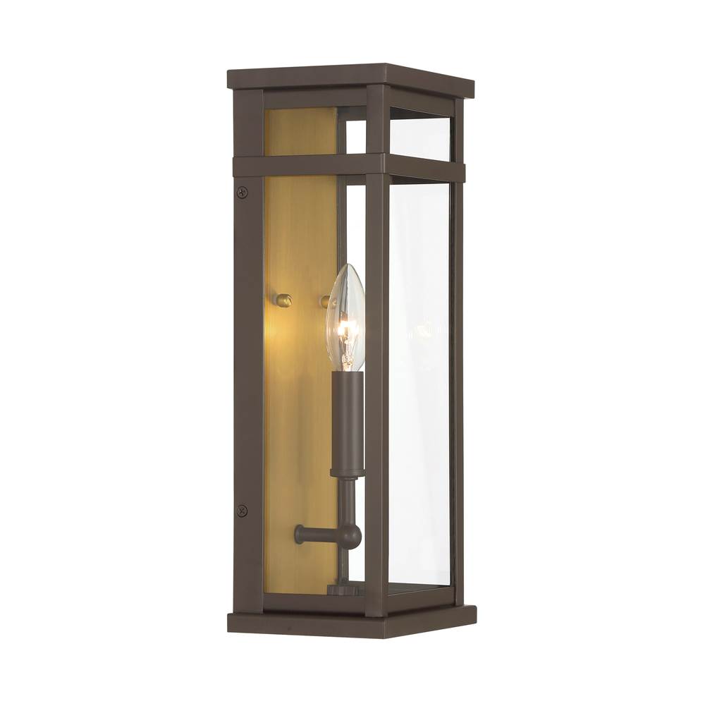 The Great Outdoors 78401-886 Painted Legacy Brass Briarlane 14.5'' High 1-light Outdoor Wall Sconce Image 5