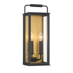 The Great Outdoors 78503-877 Sand Coal Black Aberdeen 16.5'' High 2-light Outdoor Wall Sconce Image 1