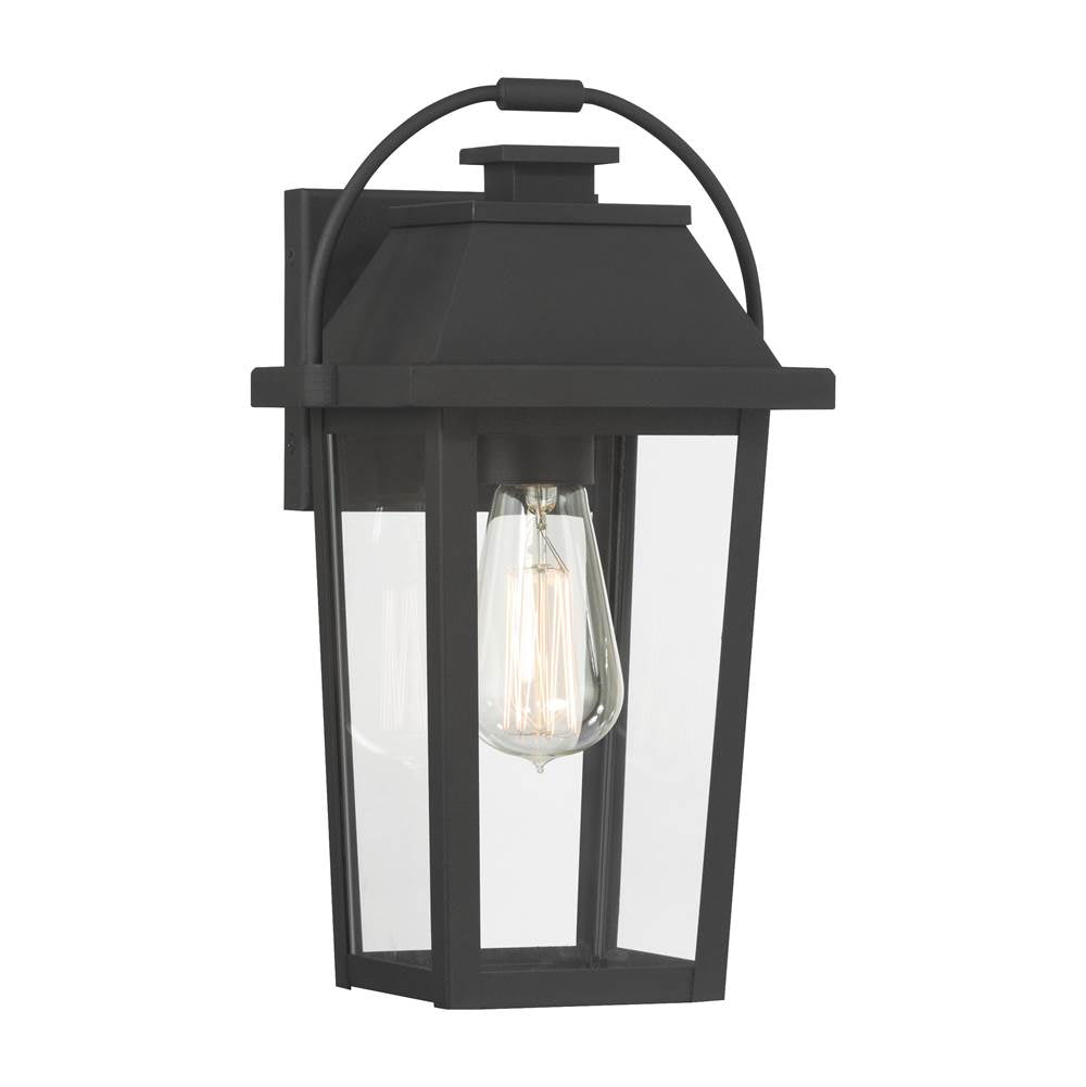 The Great Outdoors 79102-66 Sand Coal Black Branwyn 13'' High 1-light Outdoor Wall Lantern Image 1