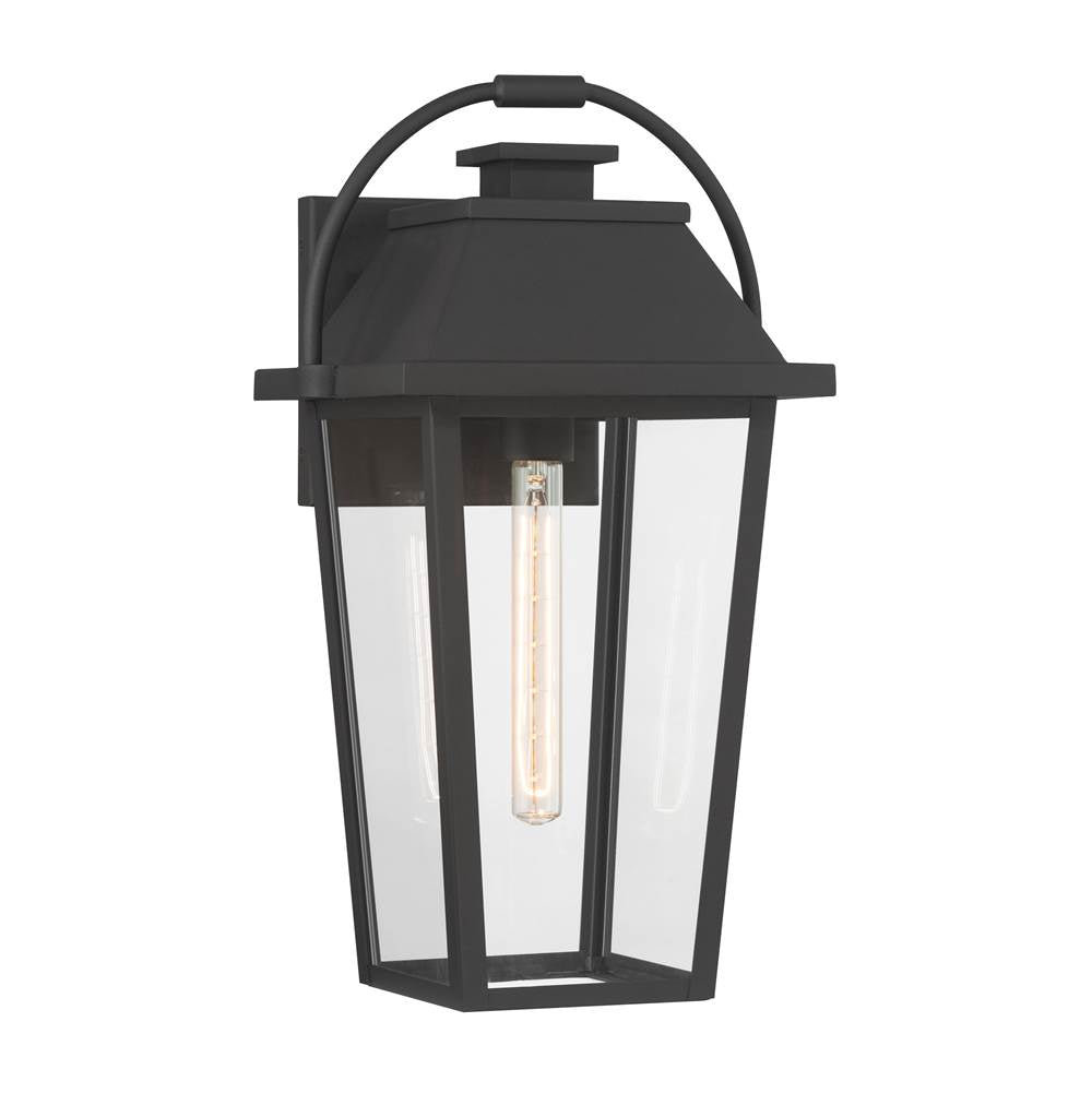 The Great Outdoors 79103-66 Sand Coal Black Branwyn 20'' High 1-light Outdoor Wall Lantern Image 1