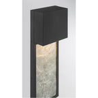 The Great Outdoors 79200-66-L Sand Coal Black Norrin 16'' High Led Outdoor Wall Sconce Image 3