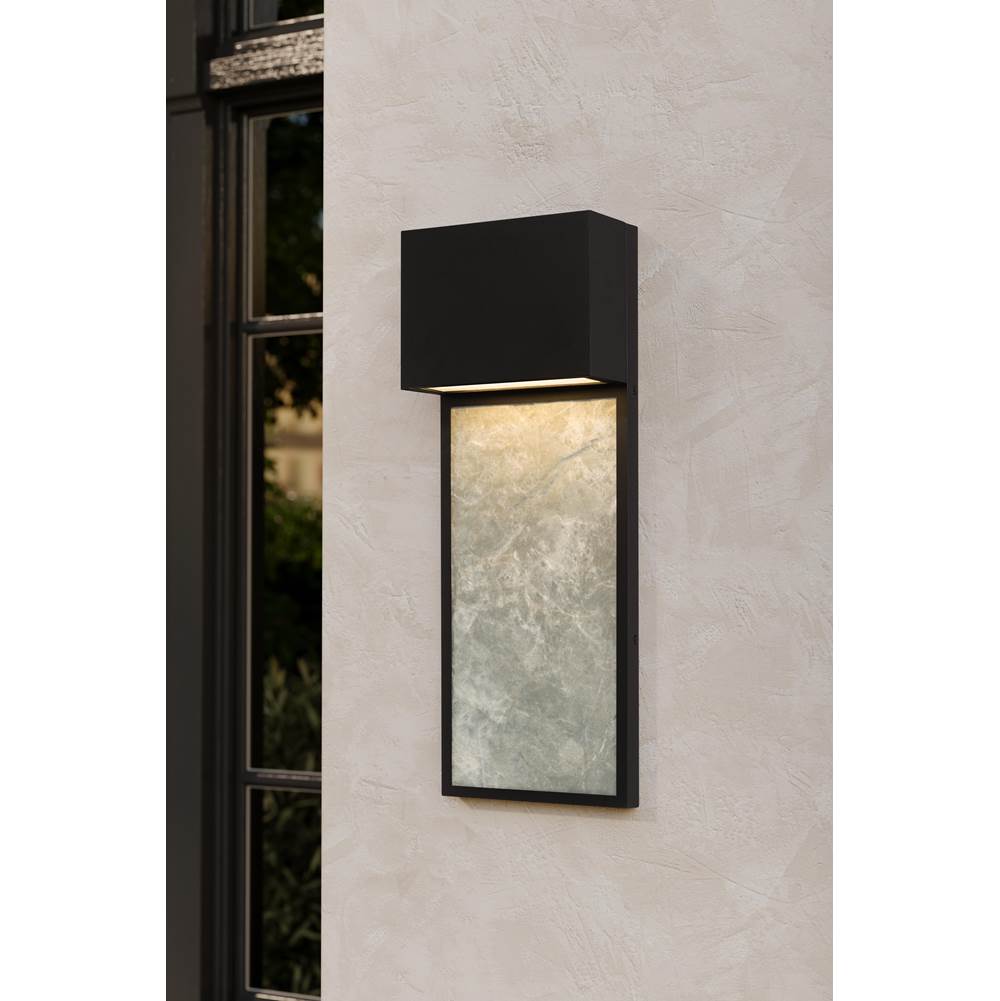 The Great Outdoors 79201-66-L Sand Coal Black Norrin 21.25'' High Led Outdoor Wall Sconce Image 3