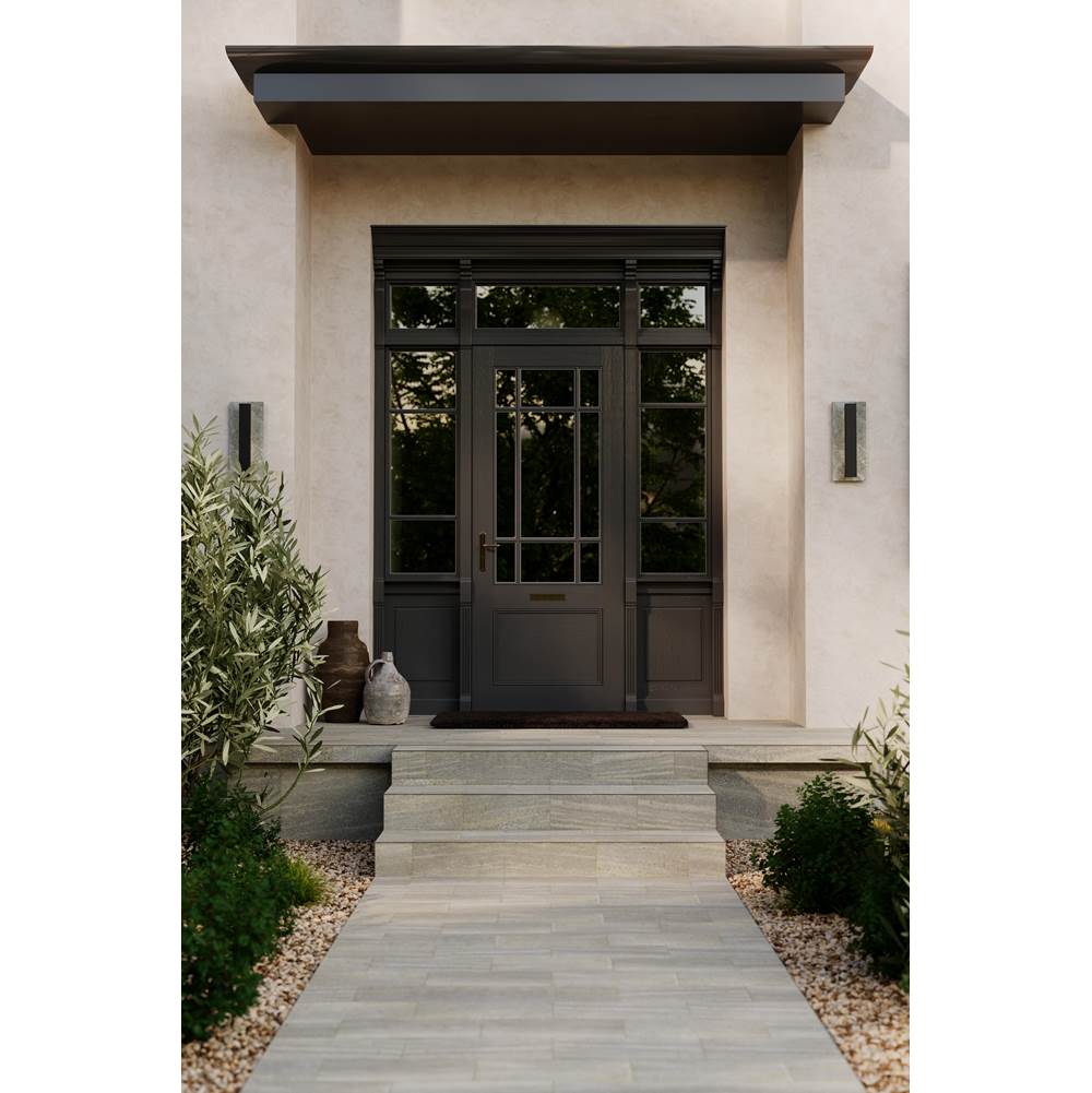 The Great Outdoors 79301-66-L Sand Coal Black Avenelle 18.75'' High Led Outdoor Wall Sconce Image 4