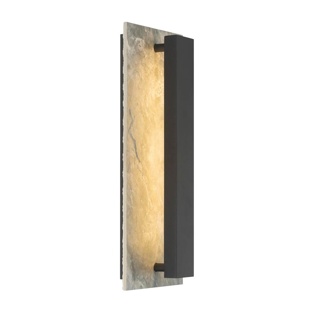 The Great Outdoors 79301-66-L Sand Coal Black Avenelle 18.75'' High Led Outdoor Wall Sconce Image 1