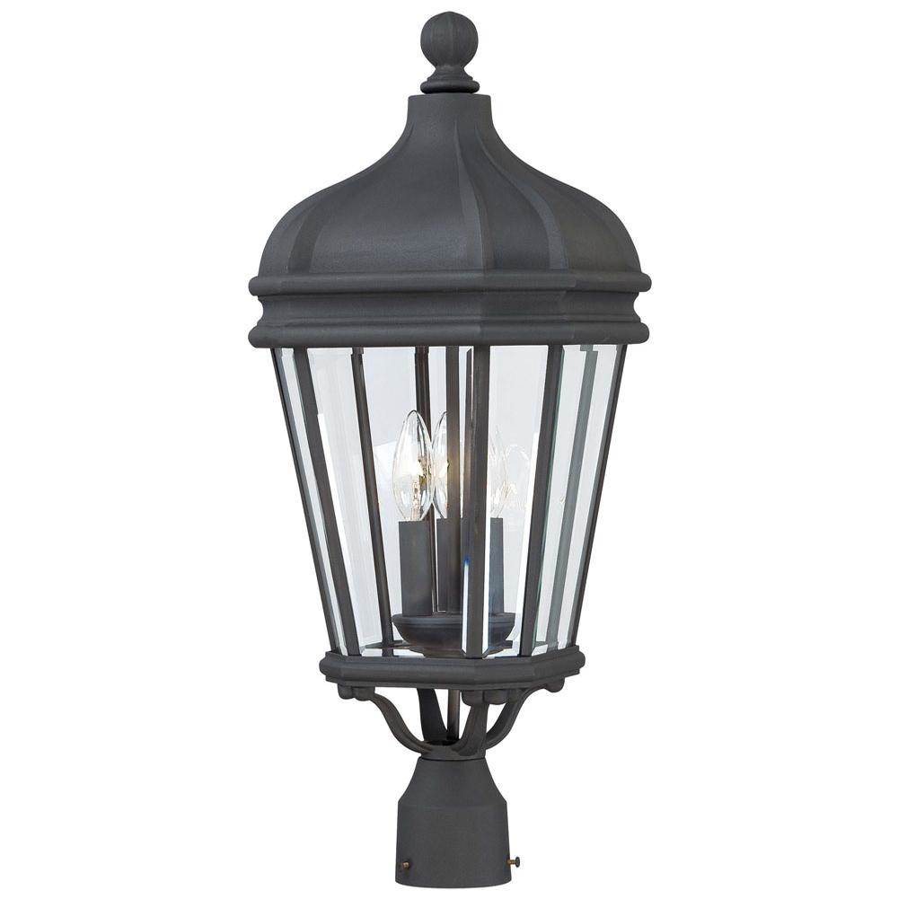 The Great Outdoors Harrison 3 Light Post Mount