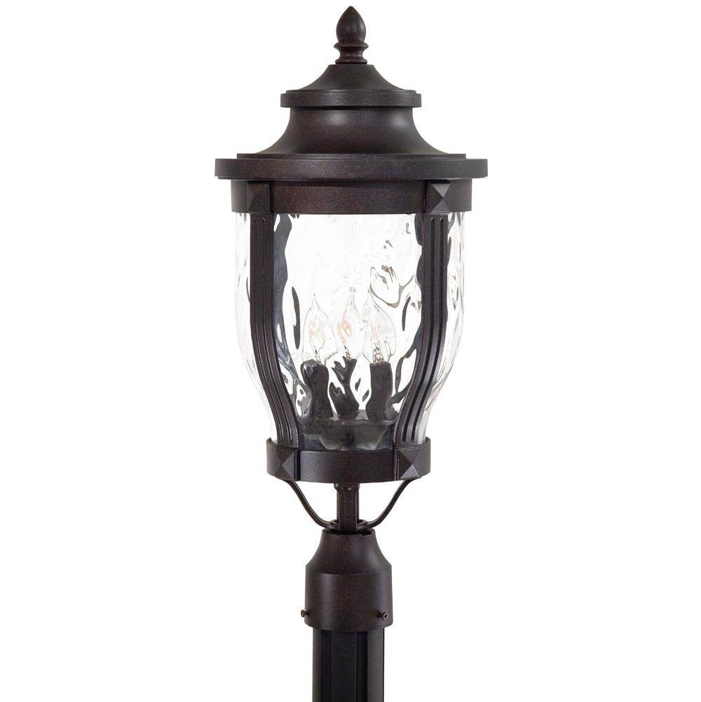 The Great Outdoors Merrimack 3 Light Post Mount