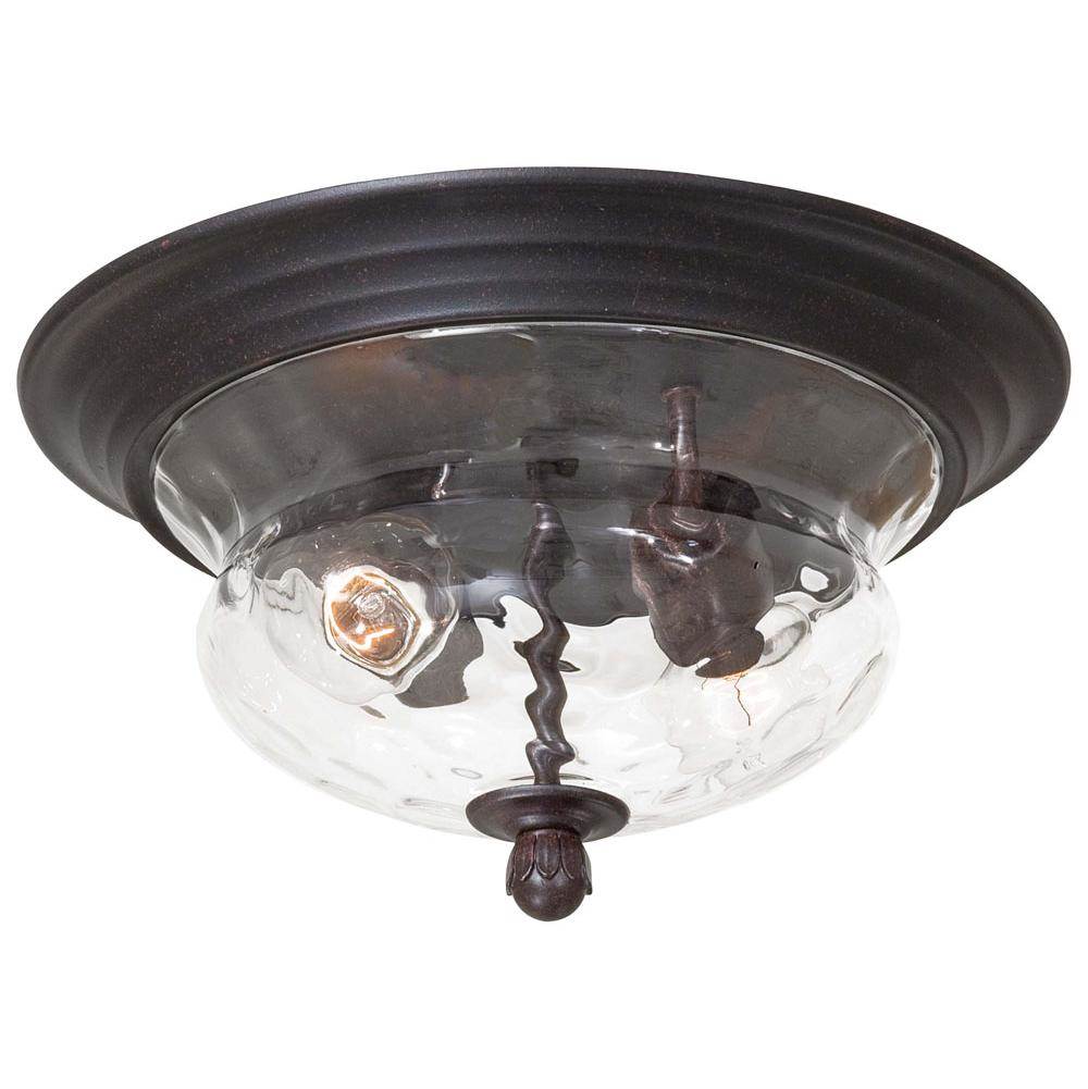 The Great Outdoors Merrimack 2 Light Flush Mount