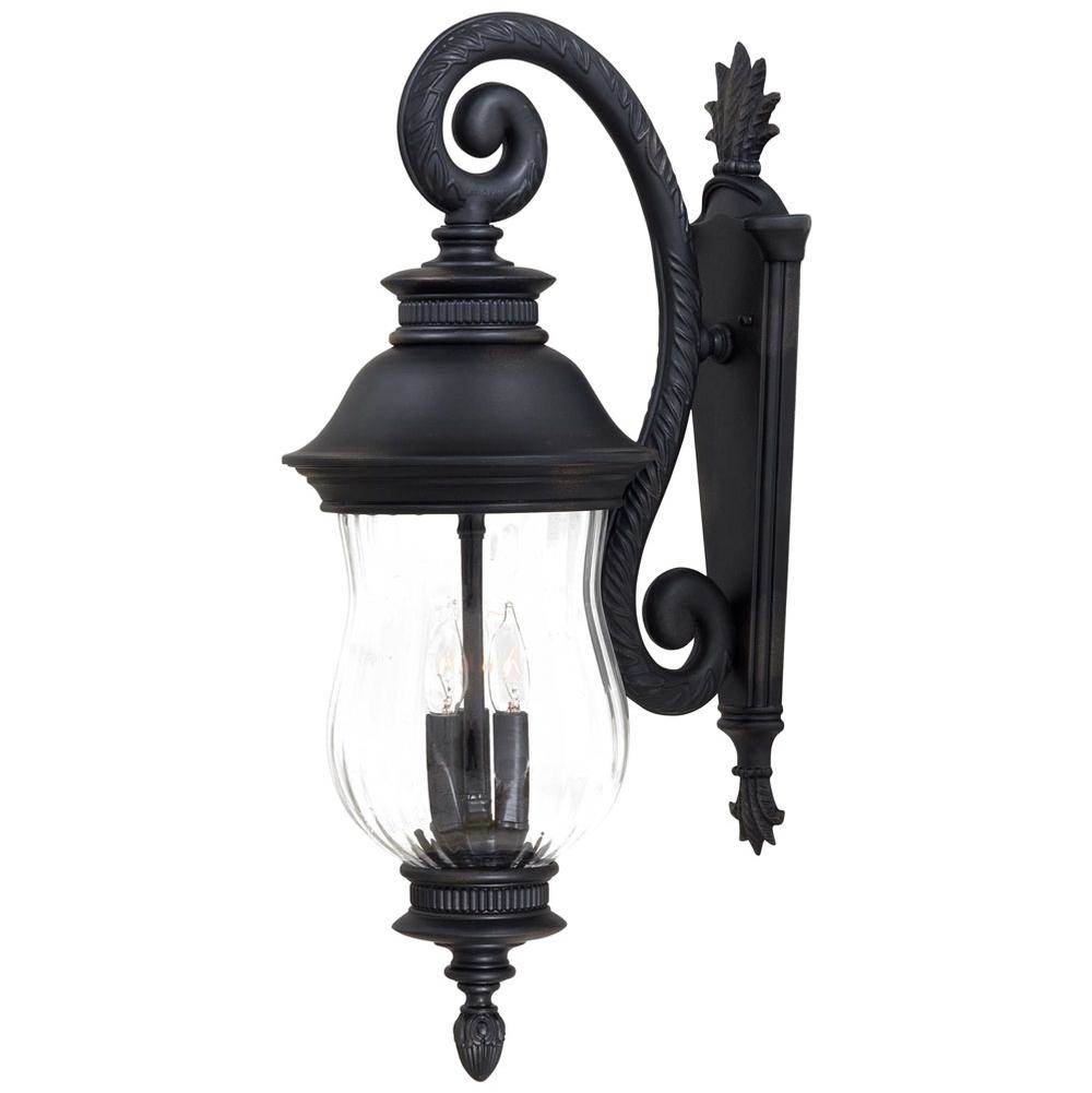 The Great Outdoors Newport 3 Light Outdoor Wall Mount