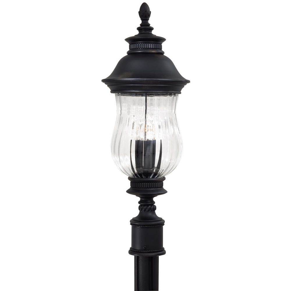 The Great Outdoors Newport 3 Light Post Mount
