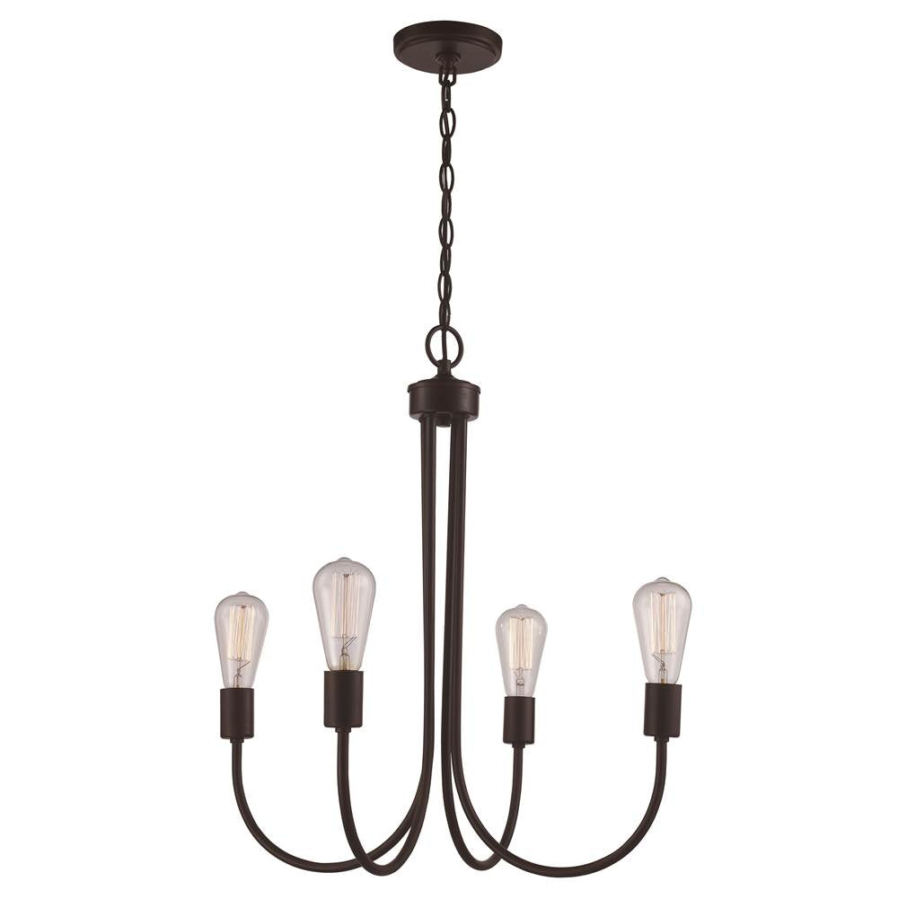 Trans Globe Lighting  4lt Chand Rustic Iron-ag