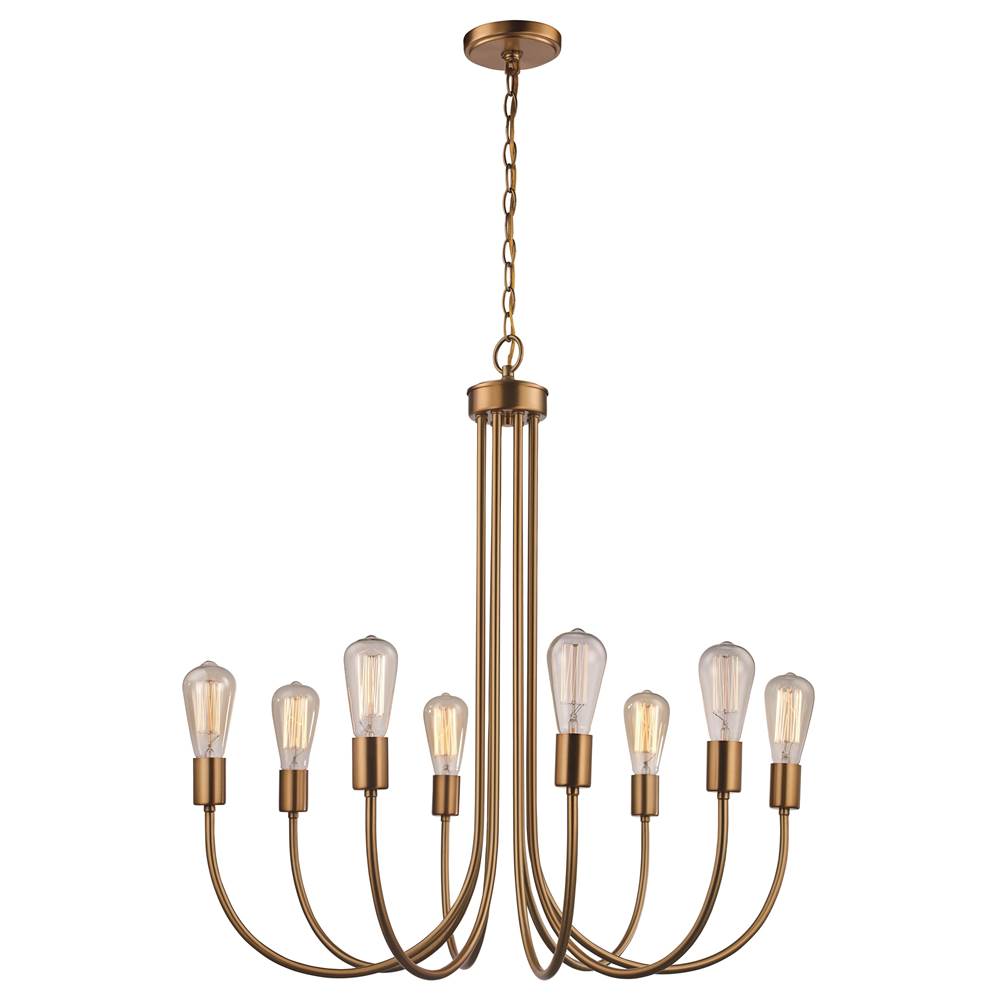 Trans Globe Lighting  8lt Chand Rustic Iron-ag