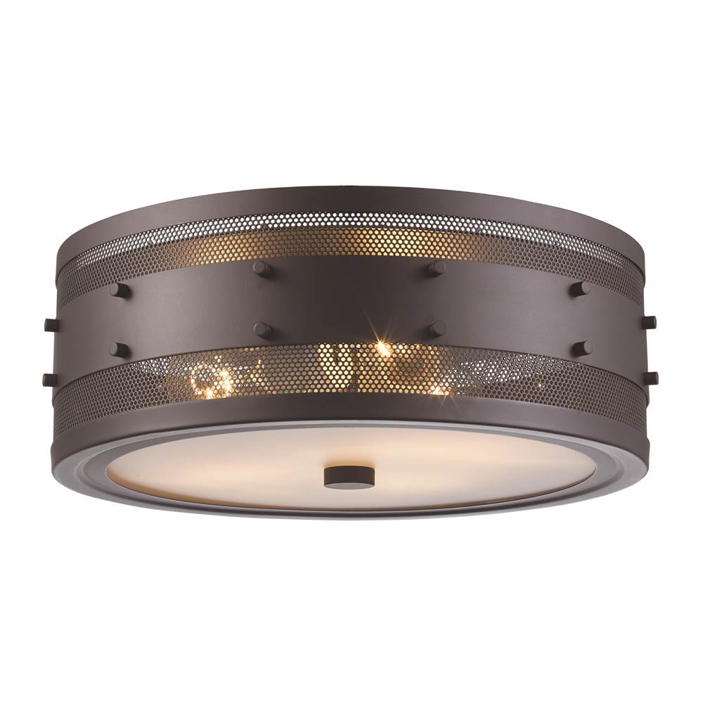 Trans Globe Lighting Column 15'' Flushmount