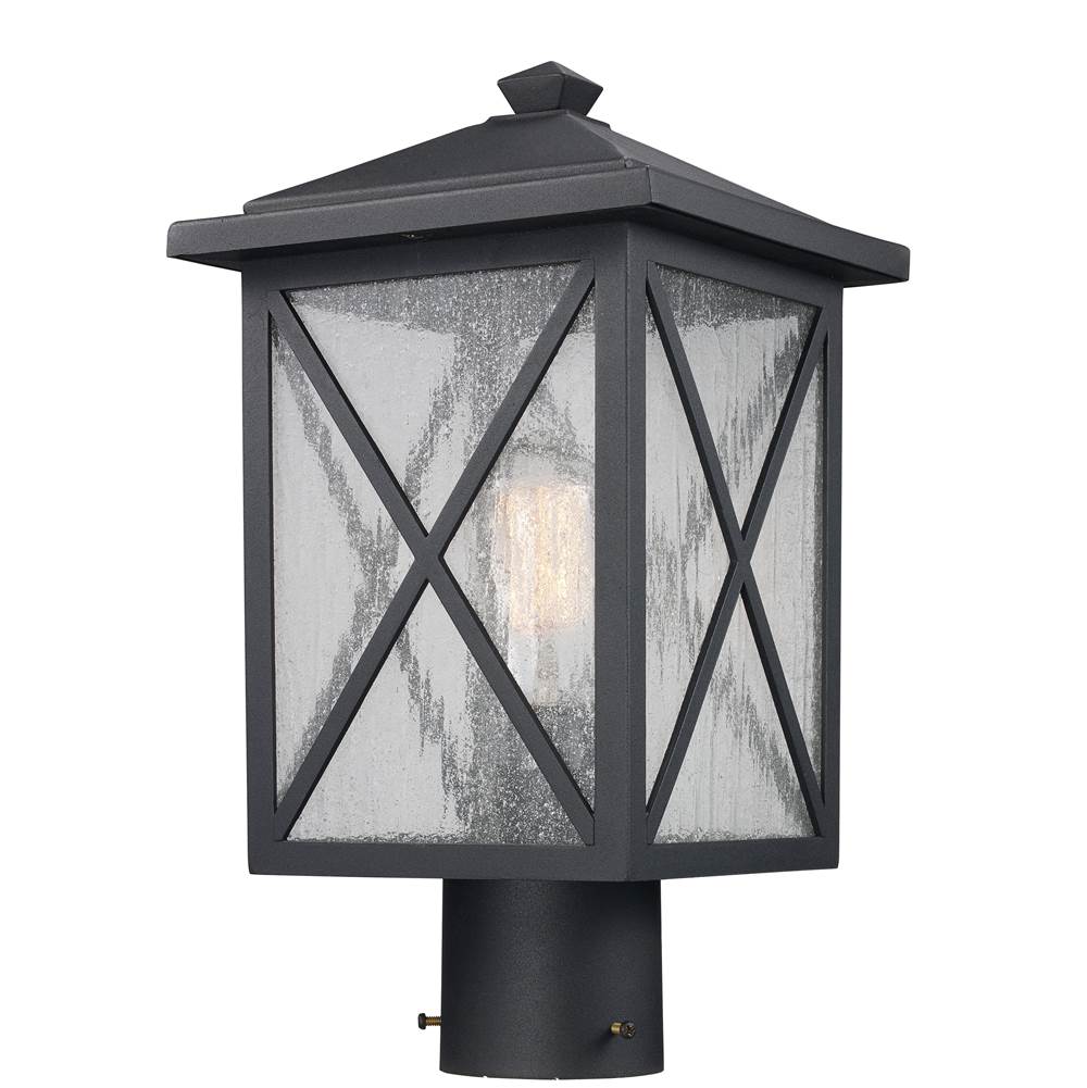 Trans Globe Lighting Leonis 12.5'' Postmount Lantern