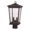 Trans Globe Lighting Turlock 12'' Postmount Lantern