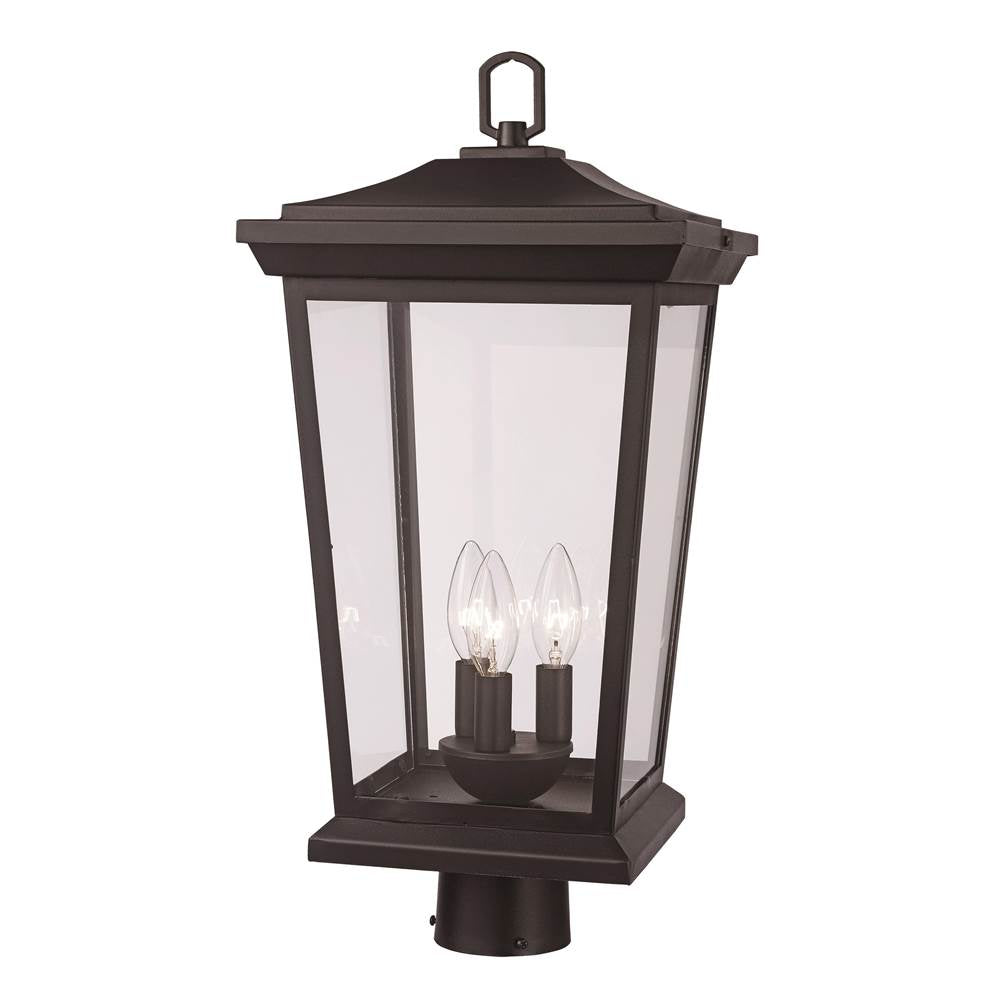 Trans Globe Lighting Turlock 15'' Postmount Lantern