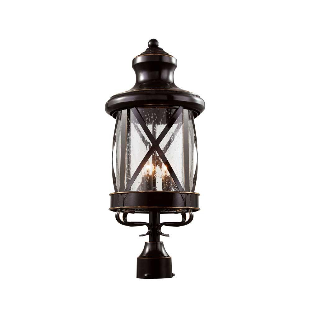 Trans Globe Lighting Chandler 21.75'' Postmount Lantern