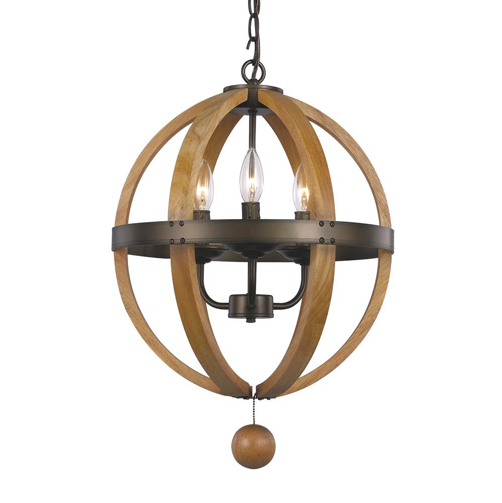 Trans Globe Lighting Woodland 15'' Pendant