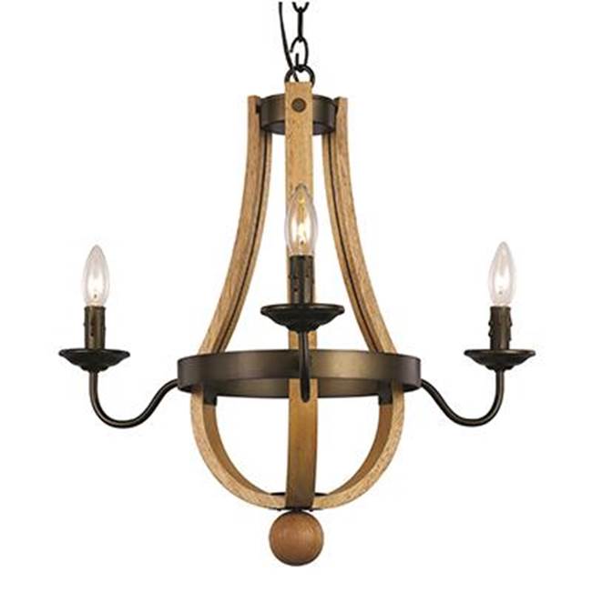 Trans Globe Lighting Woodland 19'' Chandelier