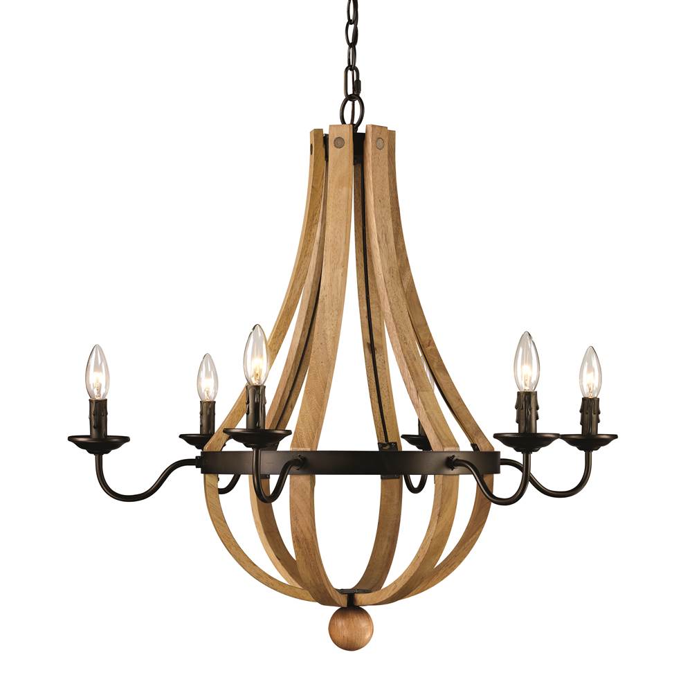 Trans Globe Lighting Woodland 29'' Chandelier