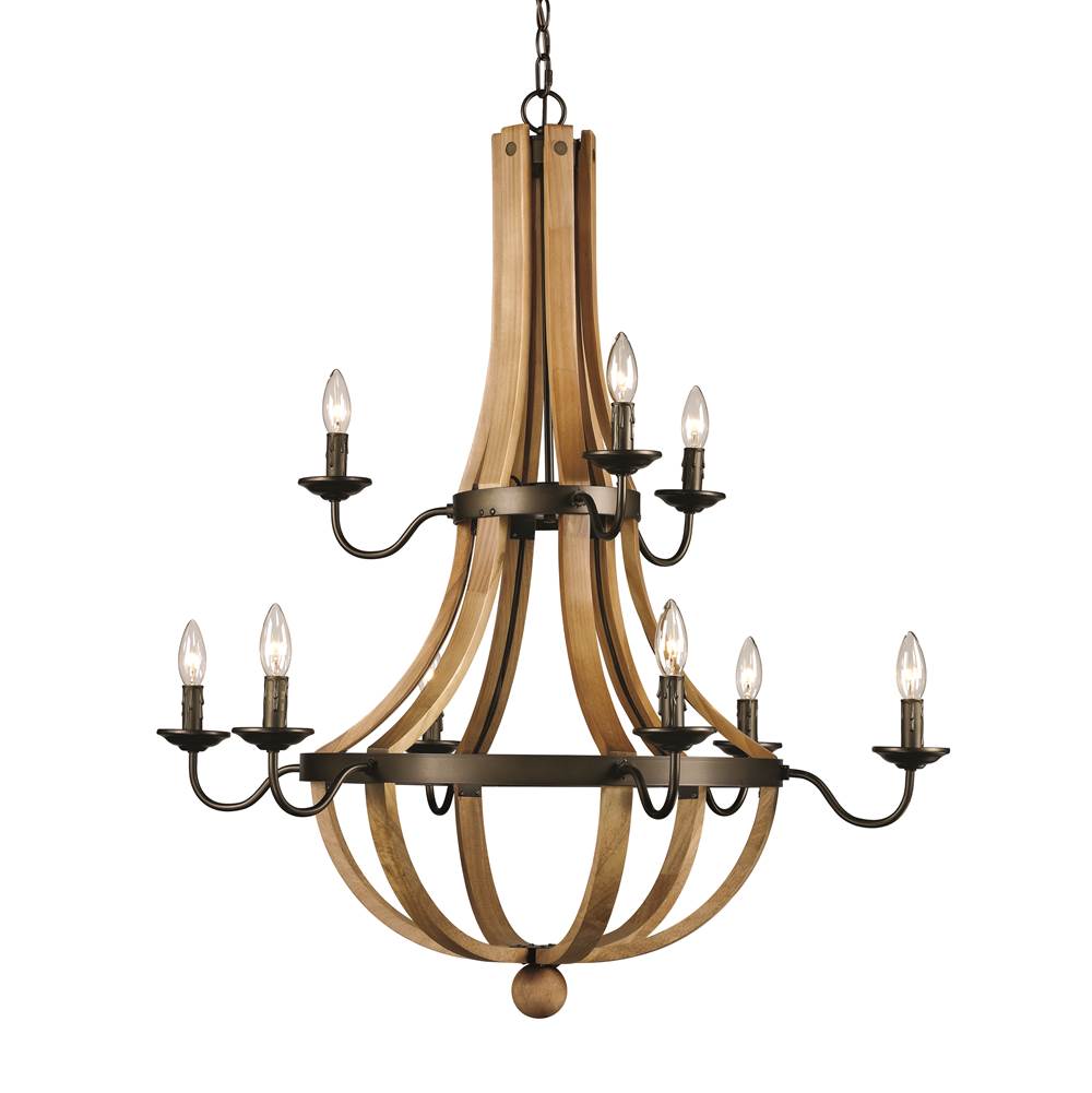 Trans Globe Lighting Woodland 34'' Chandelier