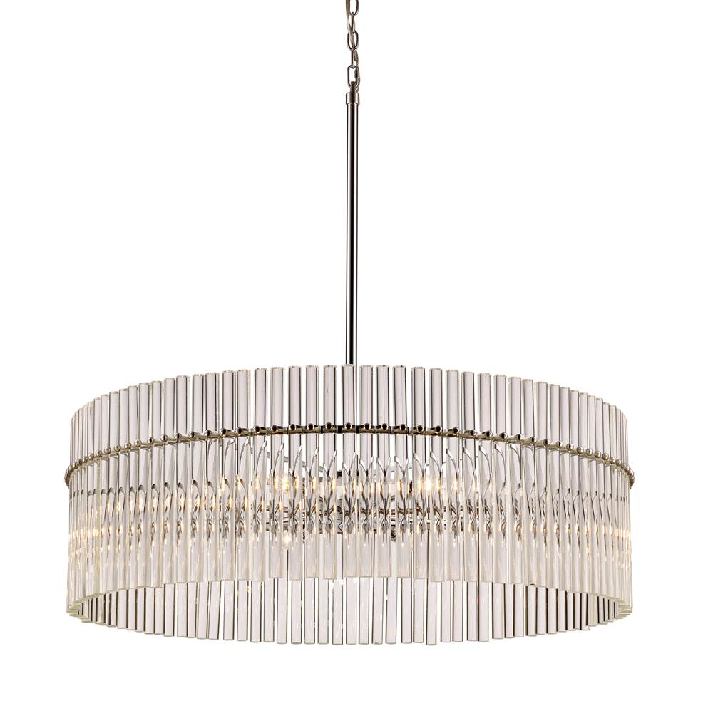 Trans Globe Lighting  8lt Pendant-vienna Gls-pc
