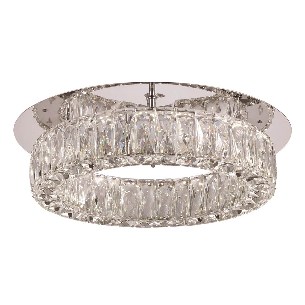 Trans Globe Lighting  Led Flush Aurora Crystal Sml-p