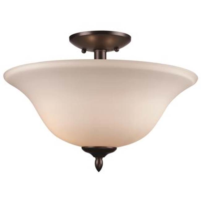 Trans Globe Lighting Glasswood 13'' Semiflush
