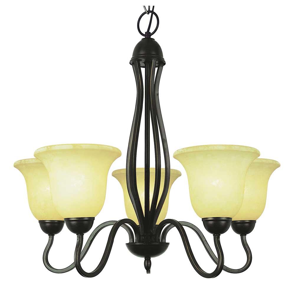 Trans Globe Lighting Glasswood 25.5'' Chandelier