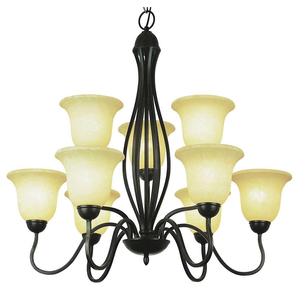 Trans Globe Lighting Glasswood 31.5'' Chandelier