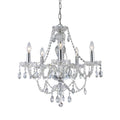 Trans Globe Lighting  5lt Chand Alexandria Crys-pc