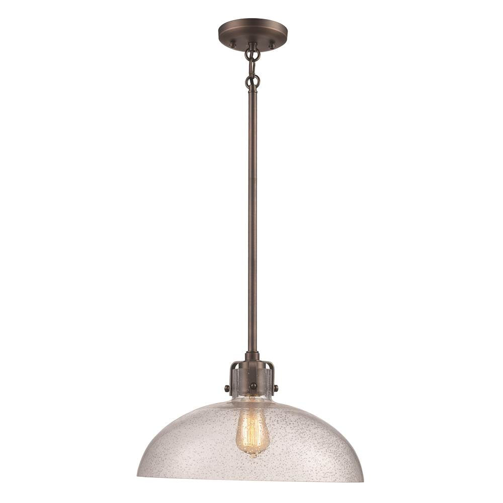 Trans Globe Lighting  1lt Pendant-seeded Dome Lrg-pn