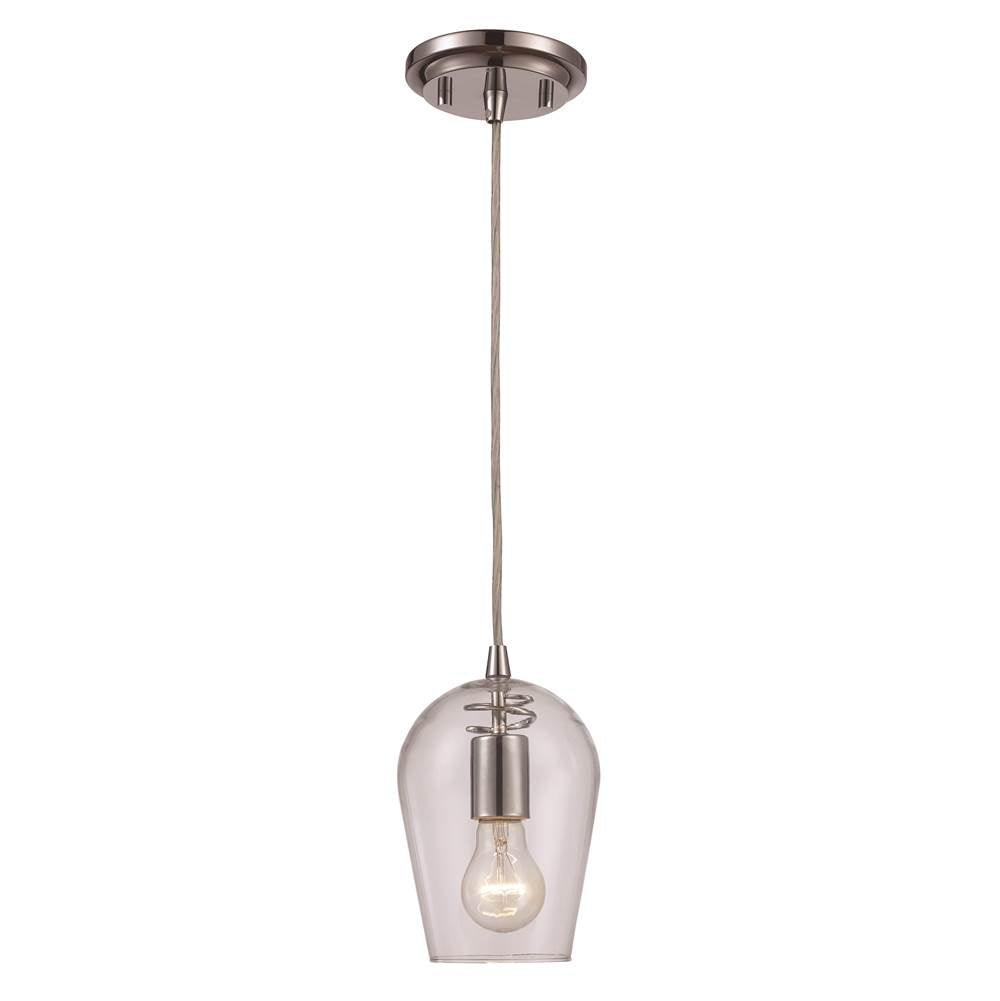 Trans Globe Lighting  1lt Pendant Alice Cl Sml-bn